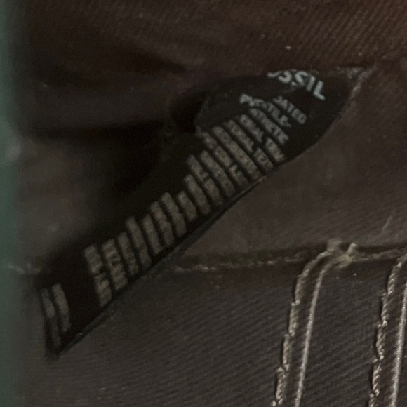 FOSSIL Key-Per Wristlet Coated Canvas Floral Multicolor Brown Leather Trim - Picture 4 of 5